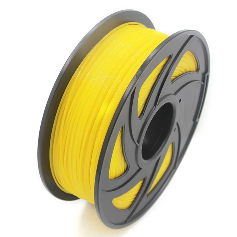 1 Roll 330m 1.75mm Diameter 3D Printer Tangle-free PLA Filament 3D Printing Material - Yellow