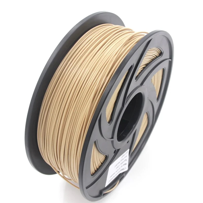 1 Roll 330m 1.75mm Diameter 3D Printer Tangle-free PLA Filament 3D Printing Material - Wood Color