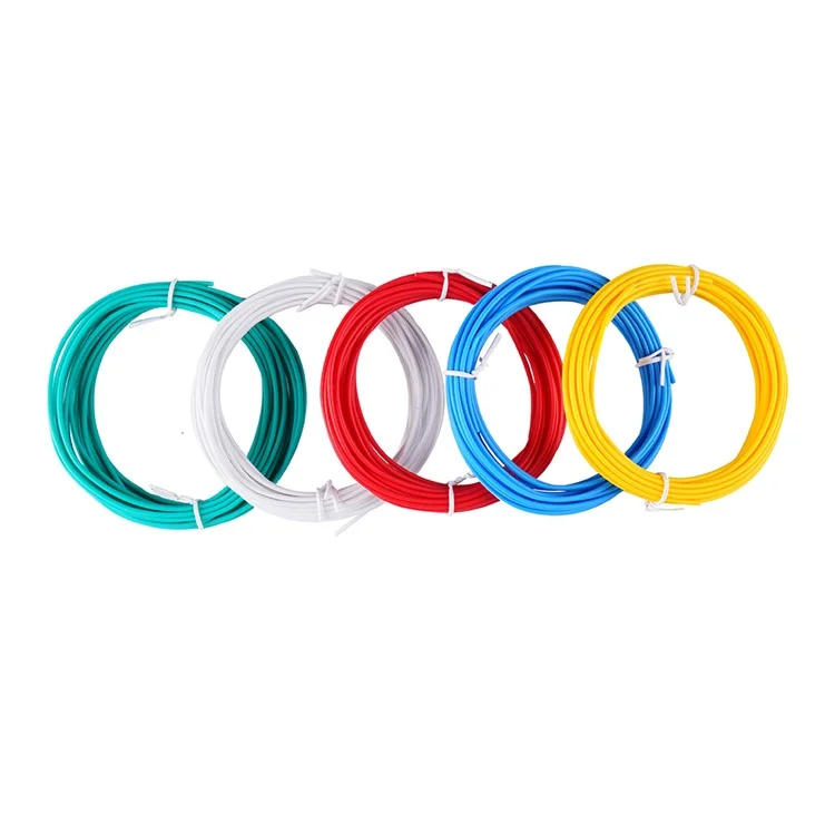 5 rollos de varios colores de 5 m de longitud y 1,75 mm de diámetro, materiales de impresión 3D para niños de baja temperatura, filamento PCL - color aleatorio