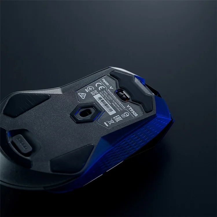 RAPOO VT950S Affichage OLED Affichage de Souris Sans Fil à Double Mode Souris Rvb Gaming Mice 11 Touches Programmation Souris Sans Fil Pour la Maison, le Bureau, Les Sports Électroniques