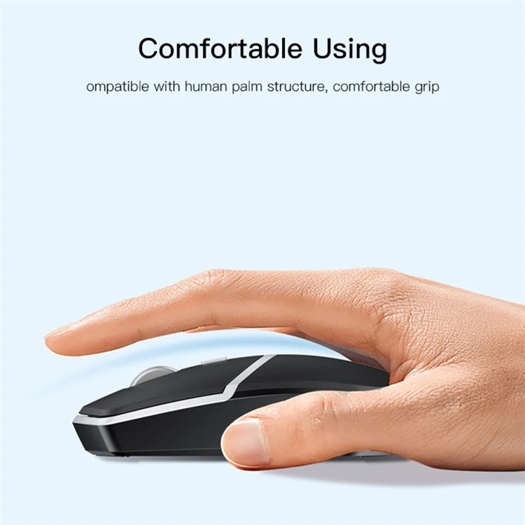 YESIDO KB16 2.4G Wireless Photoelectric Mouse 4 Key Quiet Ergonomic Computer Laptop Mice