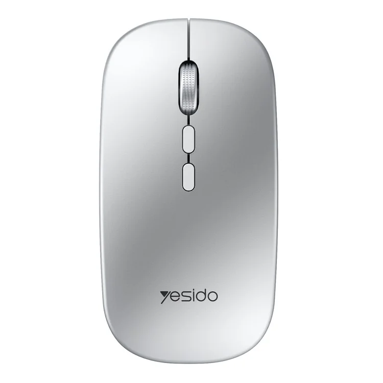 Yesido Kb15 Recarregável 2.4g Sem Fio Mouse Fotoelétrico Fosco Silencioso Laptop Rato