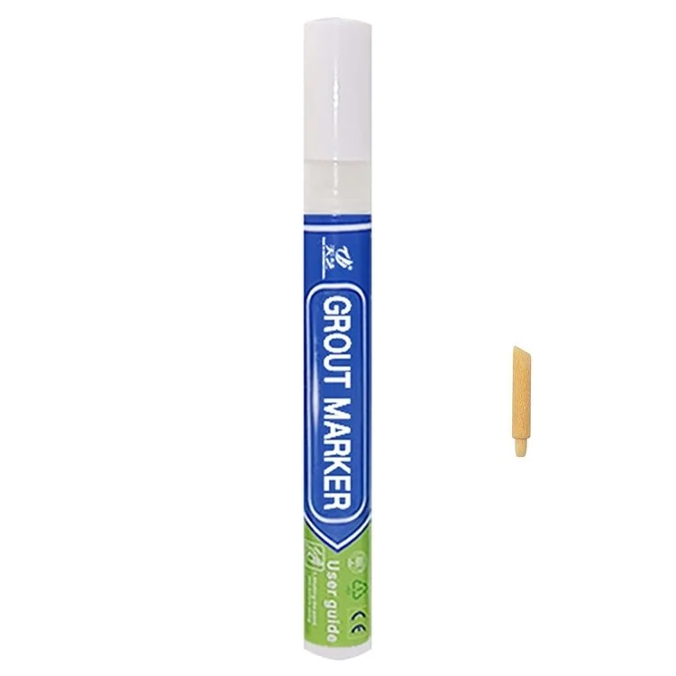 Caneta de Marcação de Azulejo TIANYI Grout Pen Wall Seam Pen para Azulejos de Banheiro e Piso - Branco