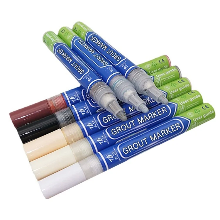 Caneta de Marcação de Azulejo TIANYI Grout Pen Wall Seam Pen para Azulejos de Banheiro e Piso - Branco