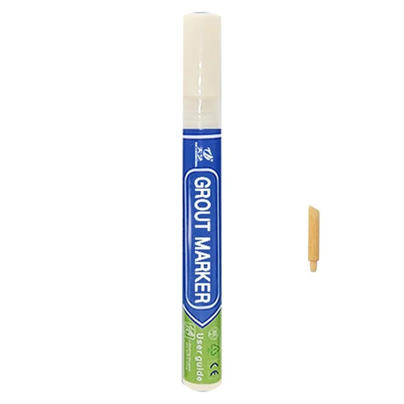 TIANYI Tile Marker Grout Pen Wall Seam Pen für Fliesen Boden Badezimmer Desinfektion Nahtausbesserungswerkzeug - Beige