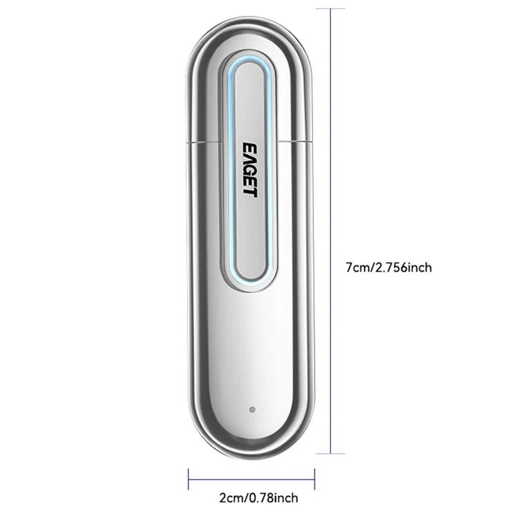 EAGET SU90 2TB USB 3.2 Memory Stick Plug and Play Zink-Legierungs-Solid-State-Flashlaufwerk