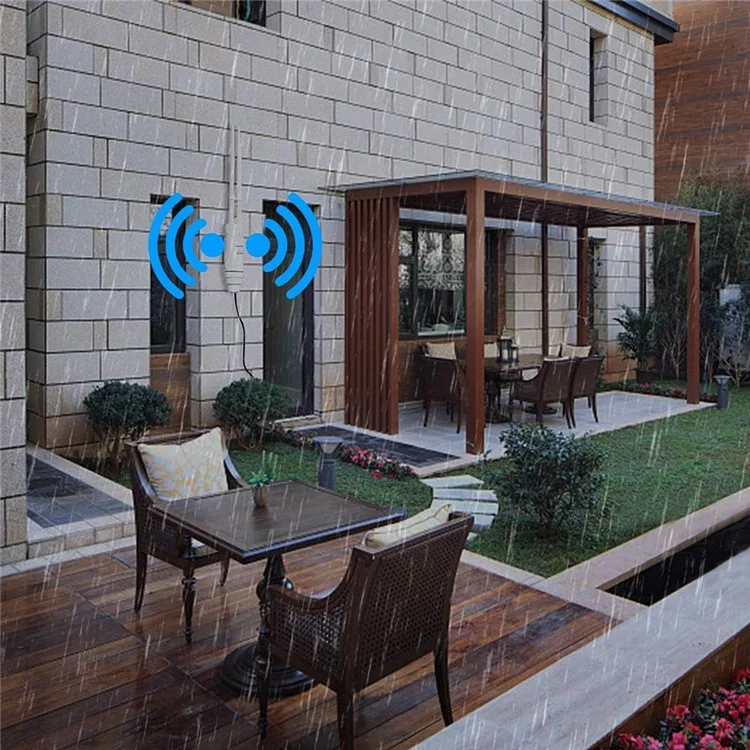 WAVLINK WS-WN570HA1-A2 600Mbps Outdoor WiFi Range Router Extender 2.4+5GHz Weatherproof Wireless Signal Amplifier Booster - UK Plug