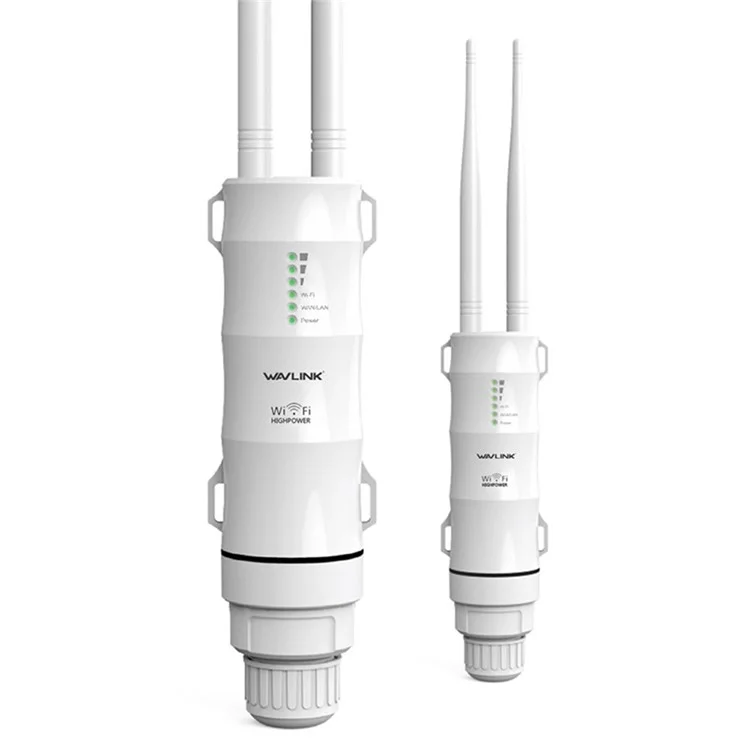 WAVLINK WS-WN570HA1-A2 600Mbps Outdoor WiFi Range Router Extender 2.4+5GHz Weatherproof Wireless Signal Amplifier Booster - UK Plug