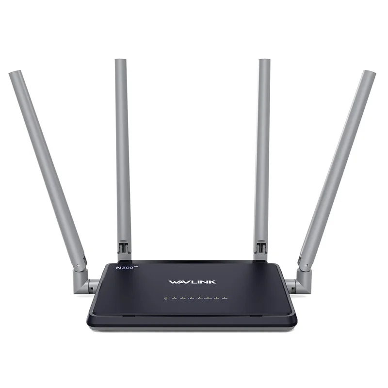 WAVLINK WL-WN529E4 SIM Card Slot N300 4G Wireless Router Ultimate High-Speed Mobile Router with Folding 5dBi Antennas - UK Plug