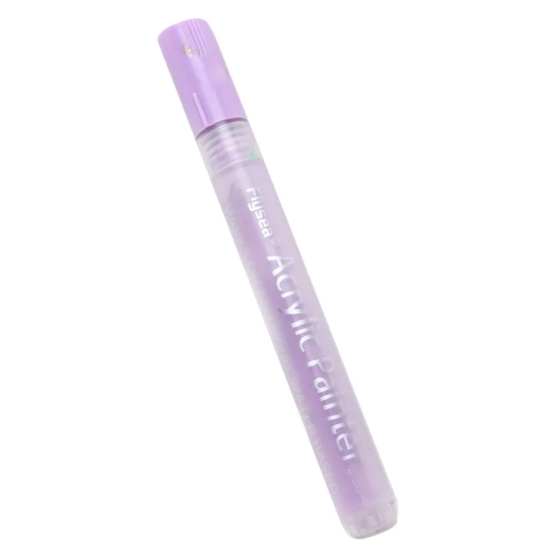 FLYSEA NO.1026 Stylo Feutre Peu Odorant Couleurs Vives pour Enfants - Violet Clair