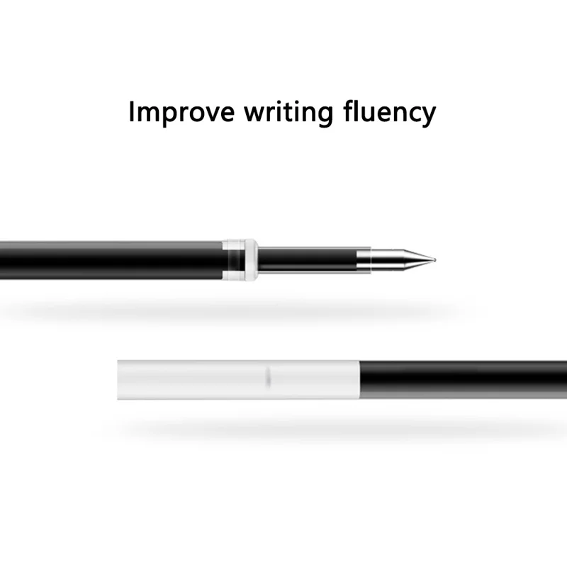 DELI S01 12Pcs Gel Pens Press Type Retractable Smooth Writing 0.5mm Gel Pen - Dark Blue