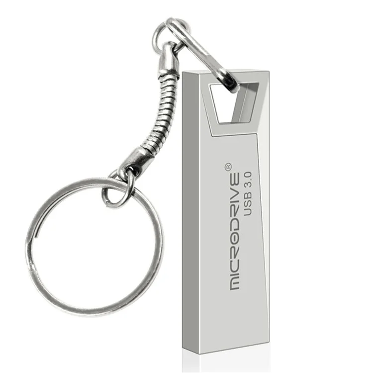 MICRODRIVE 16GB Metal U-disk High Speed USB 3.0 Flash Drive for Computer Laptop - Silver