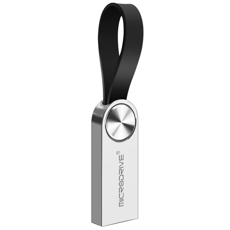 MICRODRIVE 64GB Clé USB Disque Flash CD Veines Décor USB 2.0 Ordinateur Lecteur U - Argent