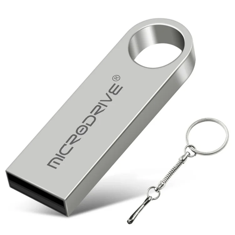 MICRODRIVE E9 32GO U-disk en métal USB 2.0 Flash Drive pour ordinateur portable - Gris