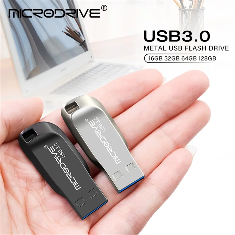 MICRODRIVE CZ50 64GB USB 3.0 Flash Drive High Speed Transfer Data Thumb Stick - Black