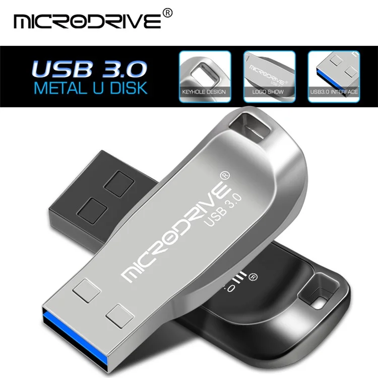 MICRODRIVE CZ50 32GB Photo Storage Thumb Stick USB 3.0 Data Flash Drive - Black