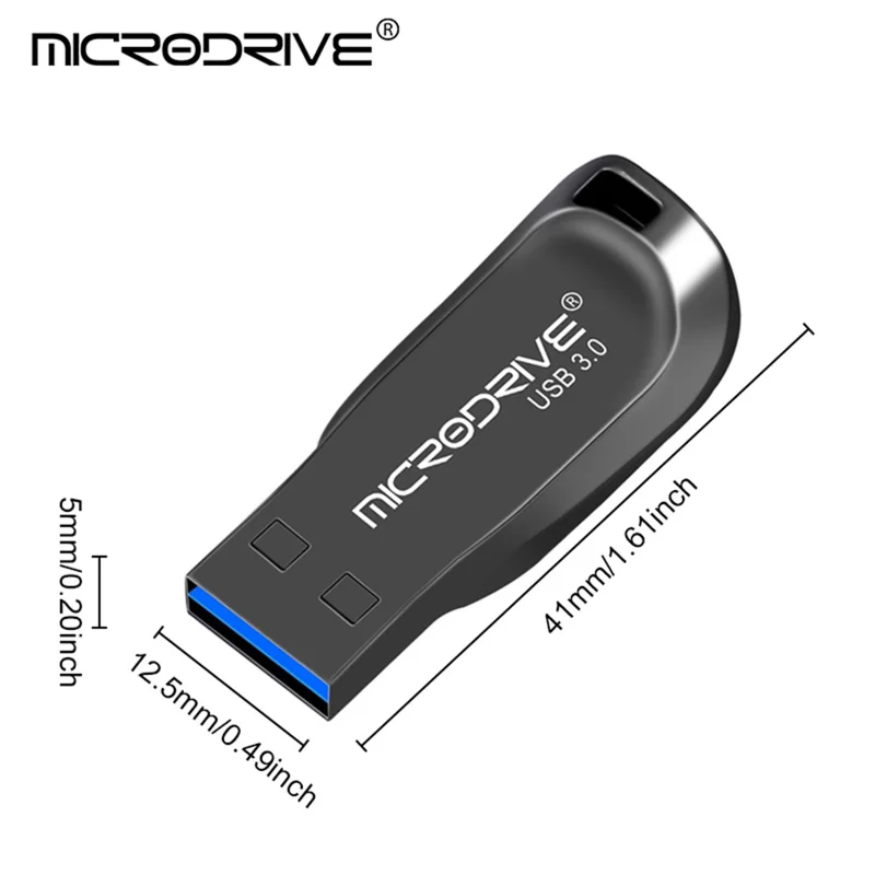 MICRODRIVE CZ50 32GB Photo Storage Thumb Stick USB 3.0 Data Flash Drive - Silver