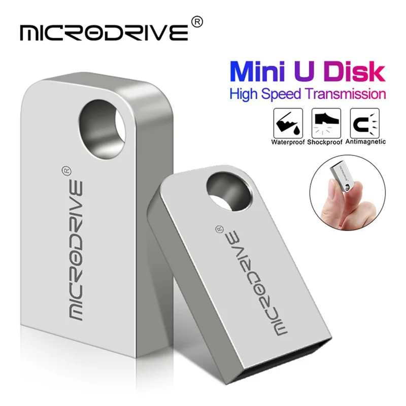 MICRODRIVE 16G Unità flash USB in metallo Stick Laptop USB 2.0 Flash Drive