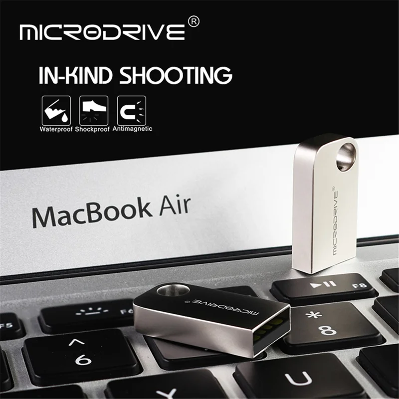 MICRODRIVE 16G Unità flash USB in metallo Stick Laptop USB 2.0 Flash Drive