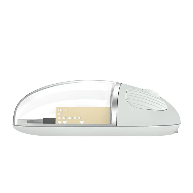 BENWIS OT-CMS-WH Crystal Mouse Silent Wireless Bluetooth / 2,4-GHz-Dual-Mode-Maus - Grau