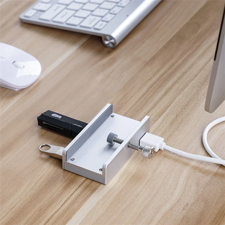 ORICO MH4PU-P Aluminum Alloy 4 Ports USB3.0 Clip-type Hub