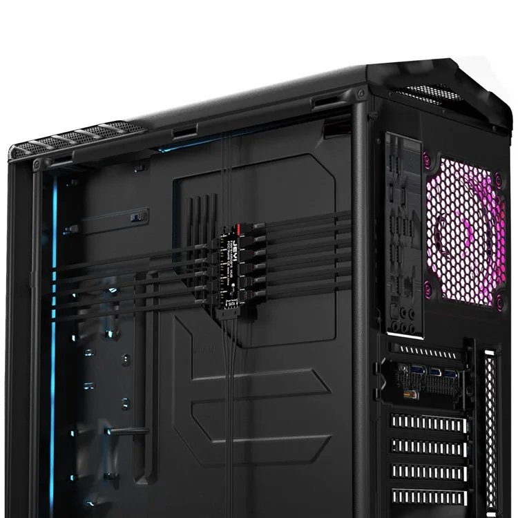 Carte mère PC JEYI 4 broches Moyeu de ventilateur de contrôle de la vitesse ajustable PWM Alimenté par SATA