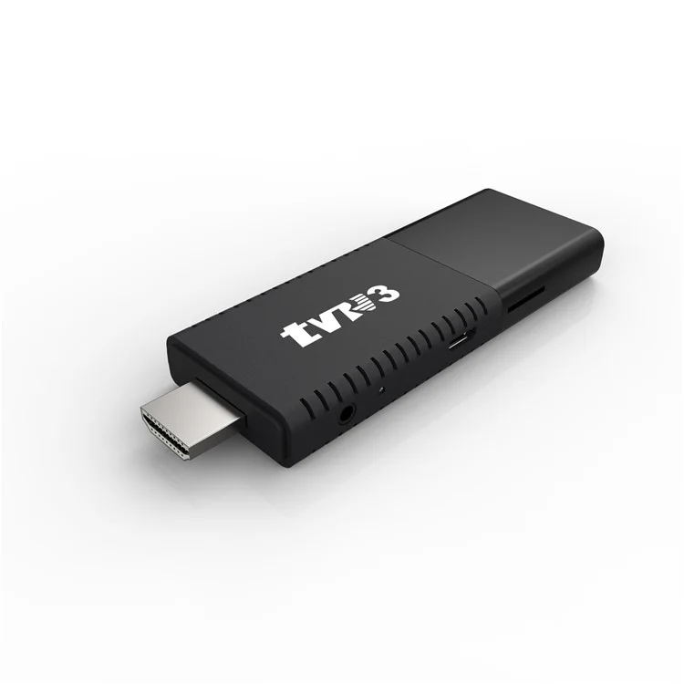 TVR3 Android 13 Streaming Smart TV Stick Quad Core Cortex A53 Support 4K H.265 Netflix Youtube, 1+8GB