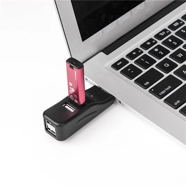 HUB19 Duckbill Form Mini USB Splitter 4-port USB Hub Extender, USB3.0x1 + USB2.0x3