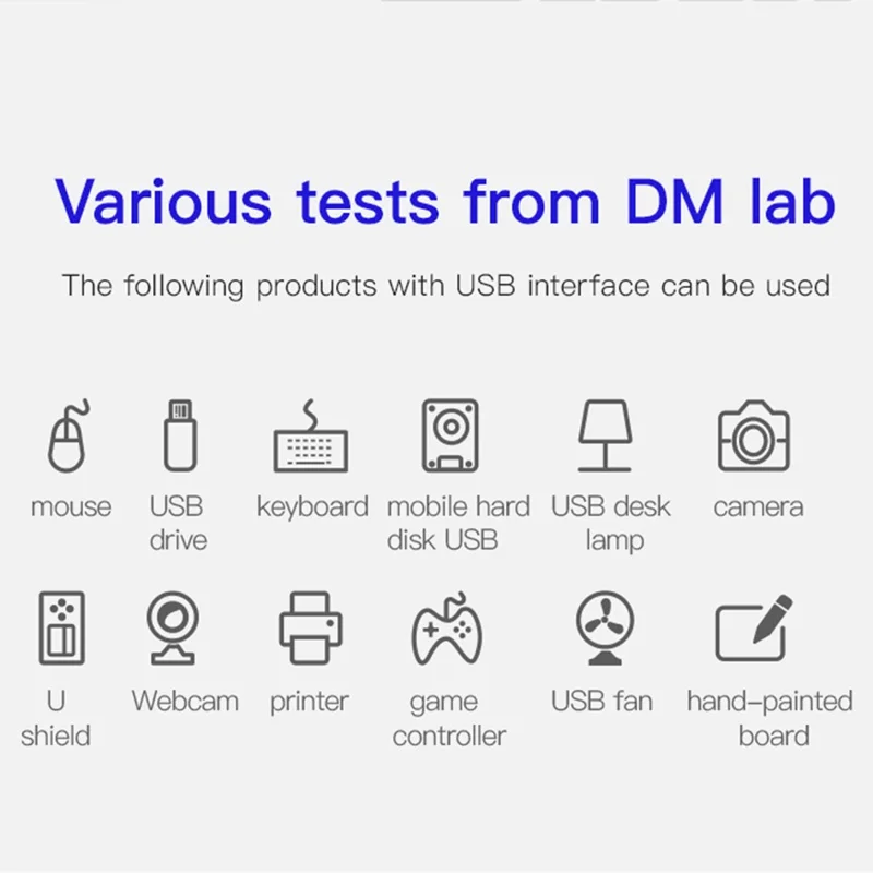 DM CHB007 4 Ports USB 3.0 Hub 5Gbps High Speed Transfer Docking Station with 120cm Cable