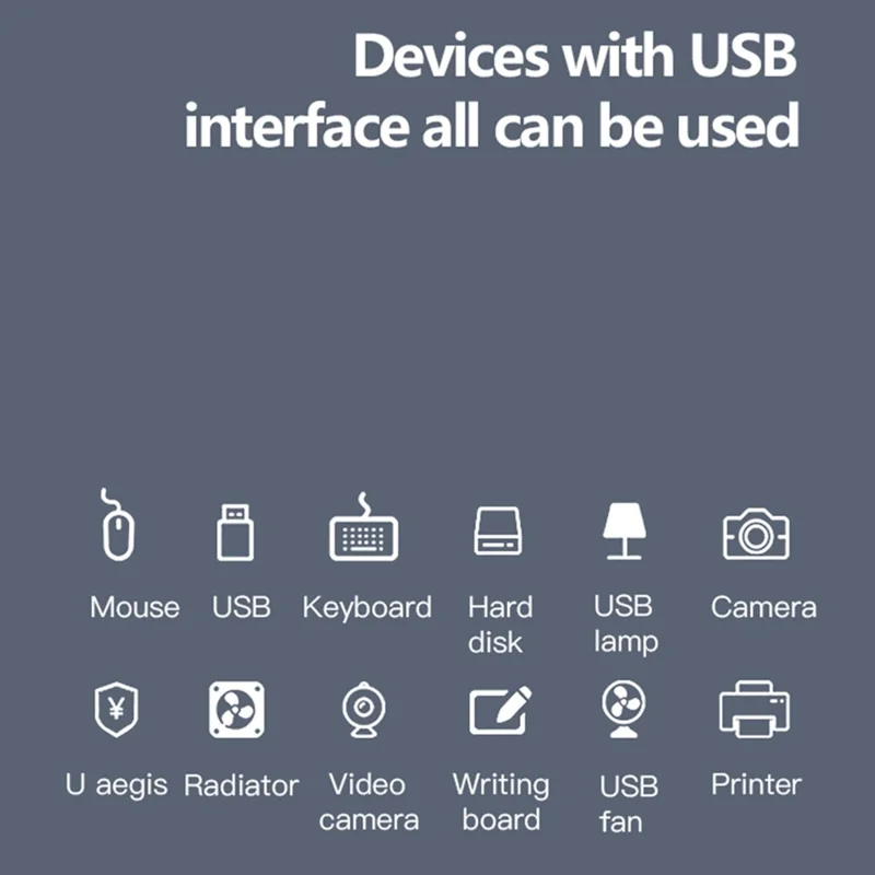 DM CHB009 Portable 4 Ports USB 3.0 Hub Plug and Play High Speed Expansion Adapter