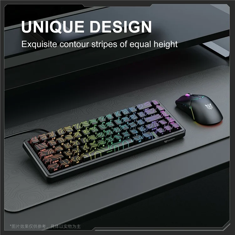 ONIKUMA G67 Wired Magnetic Axis Mechanical Keyboard 67 Keys Anti-Ghosting Hot-Swappable for Gaming / Office
