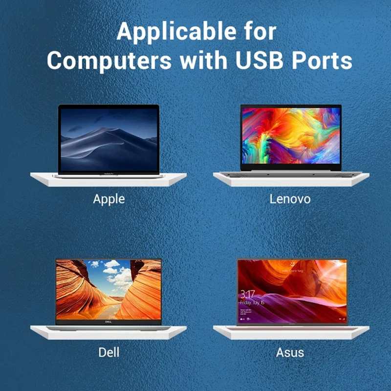 VENTION CHNBB Station d'accueil USB Hub 5 en 1 : 3 ports USB 3.0 + Ethernet Gigabit avec port d'alimentation Micro USB