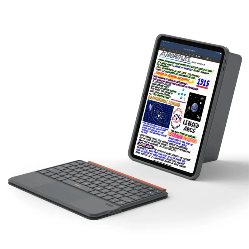 WIWU MK-005 For iPad Pro 13 (2024) 3 in 1 Magnetic Bluetooth-compatible Keyboard Full Coverage Leather Case