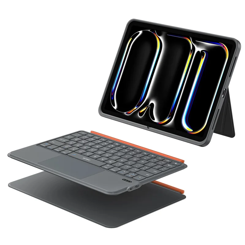 WIWU MK-005 For iPad Pro 11 (2024) 3 in 1 Magnetic Bluetooth-compatible Keyboard Full Coverage Leather Case