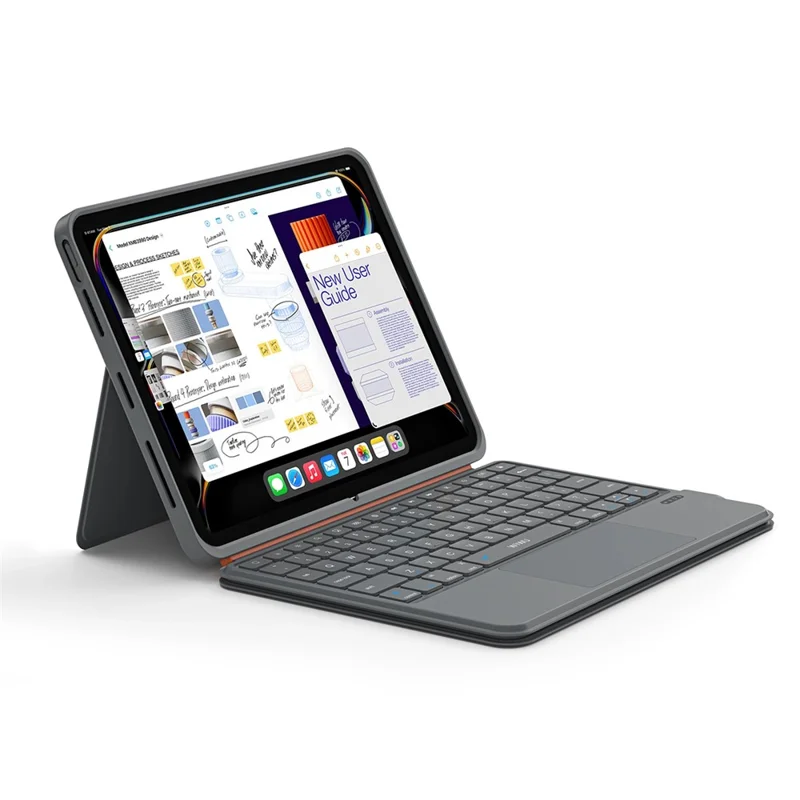 WIWU MK-005 For iPad Pro 11 (2024) 3 in 1 Magnetic Bluetooth-compatible Keyboard Full Coverage Leather Case