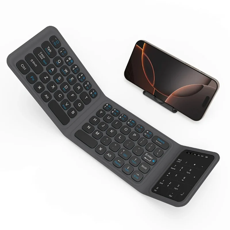 WIWU FMK-05 Foldable Wireless Keyboard for Laptop  /  Tablet  /  Smartphone Bluetooth-compatible Keyboard