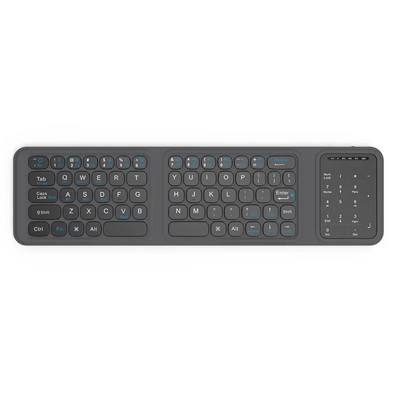 WIWU FMK-05 Foldable Wireless Keyboard for Laptop  /  Tablet  /  Smartphone Bluetooth-compatible Keyboard