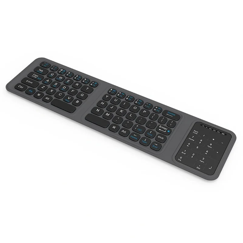 WIWU FMK-05 Foldable Wireless Keyboard for Laptop  /  Tablet  /  Smartphone Bluetooth-compatible Keyboard