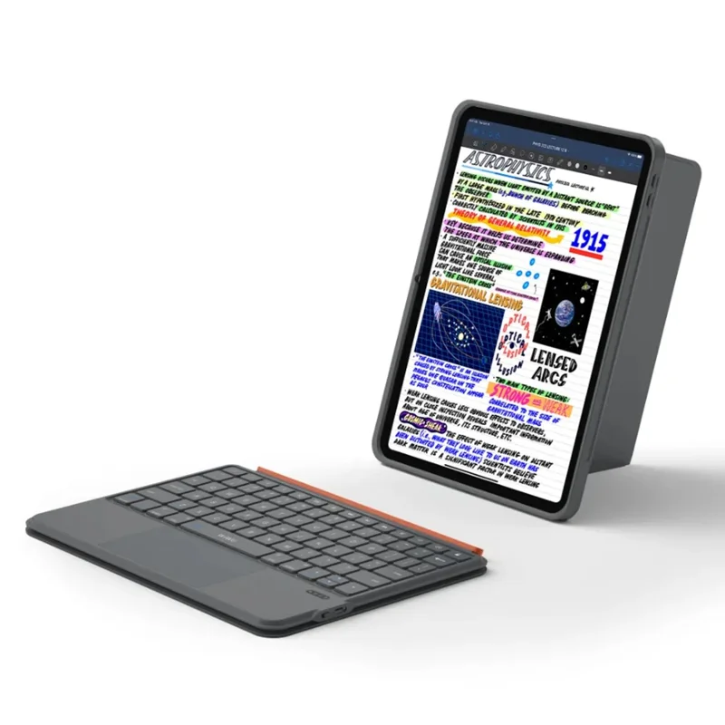 WIWU MK-005 For iPad Air 13 (2024) 3 in 1 Magnetic Bluetooth-compatible Keyboard Full Coverage Leather Case