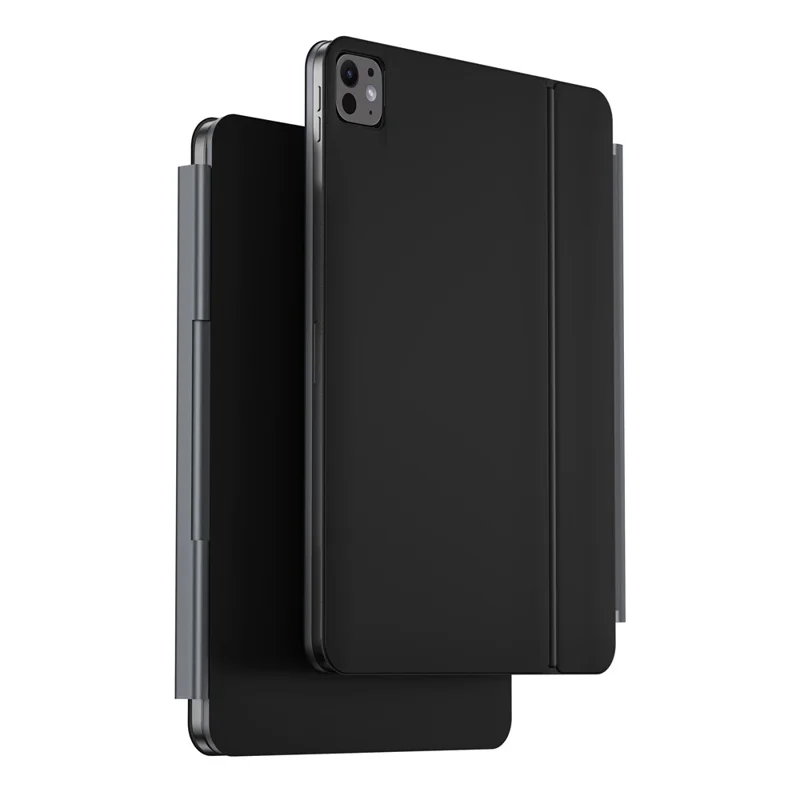 WIWU MK-004 For iPad Pro 13 (2024) Magnetic Wireless Bluetooth-compatible Keyboard Leather Case Magic Keyboard