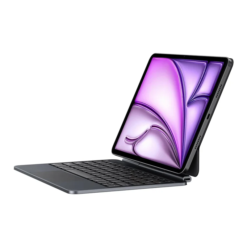 WIWU MK-004 For iPad Air 13 (2025) / (2024) Bluetooth-Compatible Keyboard Magnetic Leather Tablet Protective Case