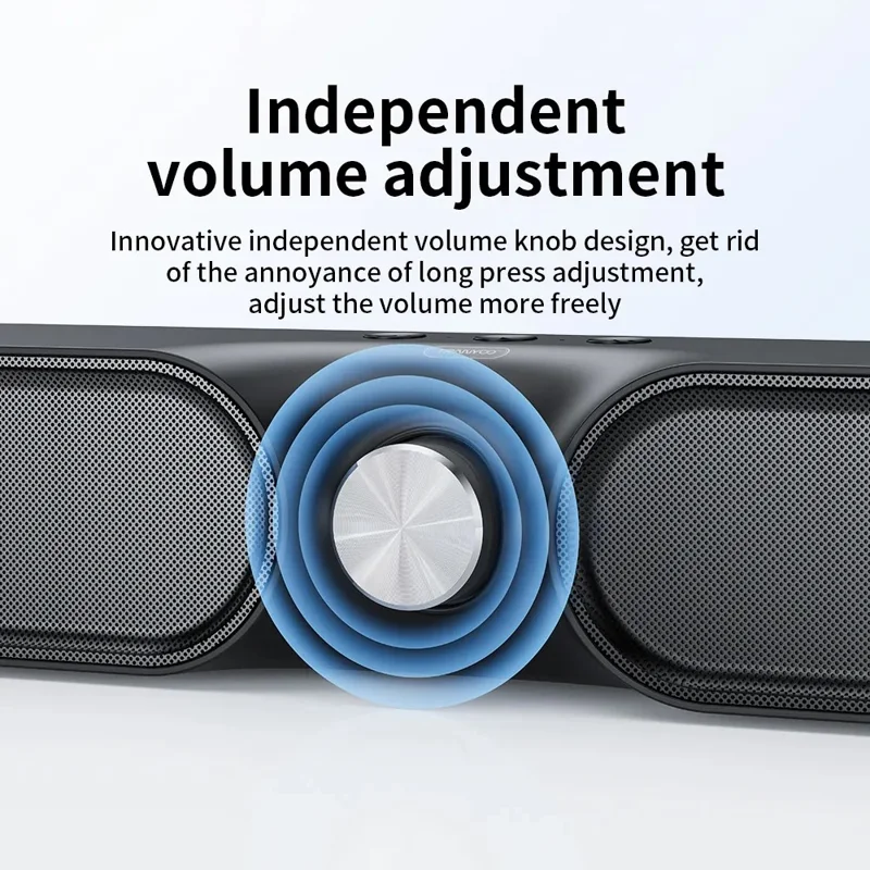 TRANYOO T-B3 Desktop Bluetooth-compatible Speaker FM Radio Subwoofer with Volume Control Button