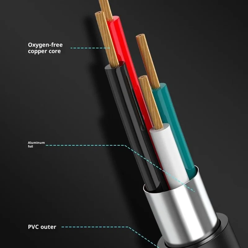 MINDPURE US034 0.3m Cabled USB Hub 4 Port Docking Station USB 2.0 Splitter Adapter for Laptop  /  Notebook  /  Tablet - Type-C