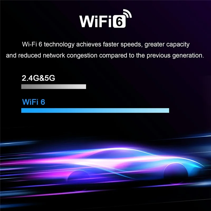 H96 Max H618 Plus 4+32GB Android TV Box WiFi 6 Bluetooth-Compatible 8K Ultra HD Smart TV Box - White  /  US Plug