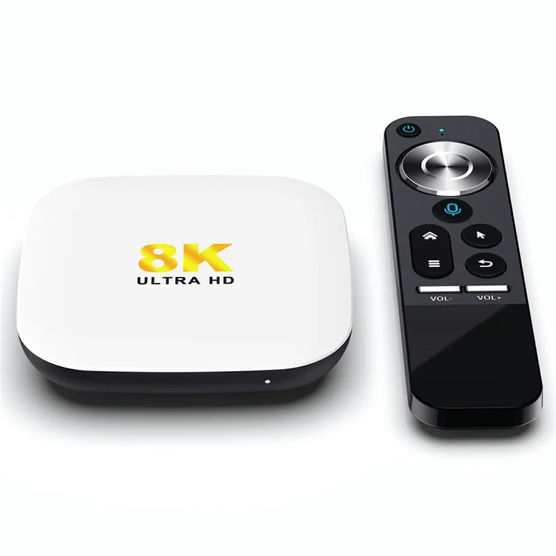 H96 MAX M2 Plus RK3528 Android 14.0 Boîtier TV 2 Go de RAM + 16 Go de ROM Périphérique de diffusion en continu 8K Ultra HD WiFi 6 BT5.4 Lecteur multimédia - Prise US