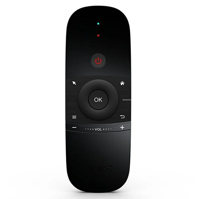 W1 Air Mouse 2,4-GHz-Fernbedienung Mini-Tastatur mit IR-Lernfunktion für Smart-TV, Android-Box, PC