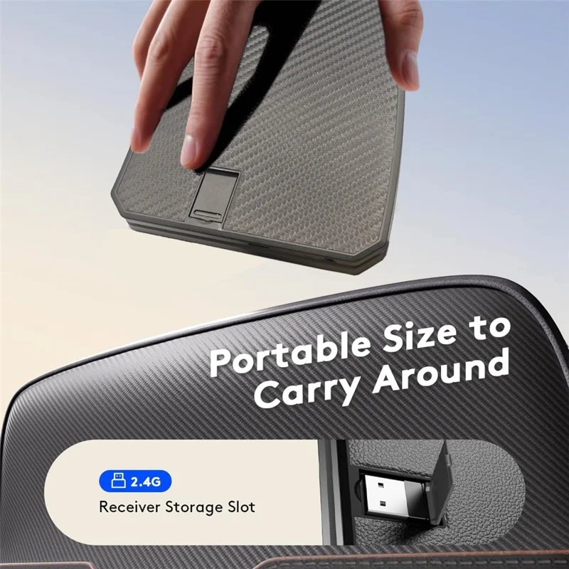 JOM223 V-Shape Ergonomic Foldable Keyboard Wireless 2.4G Dual Mode Bluetooth-compatible Keyboard for iPad Tablet Laptop