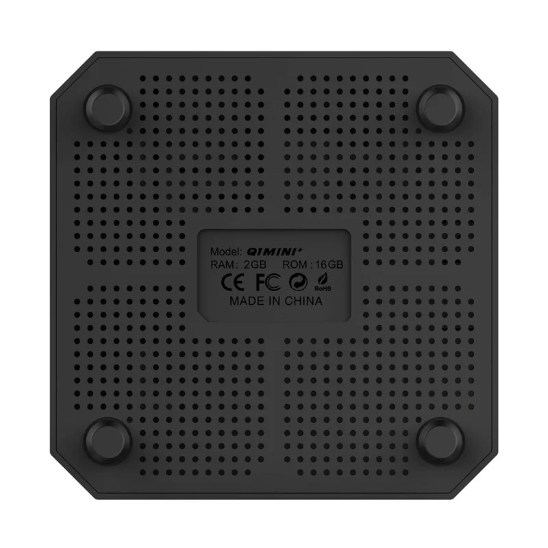 Q1 MINI+ 2G+8G TV Box RK3518 8K  /  4K WiFi 6 Dual Band Android 14 Bluetooth-compatible 5.4 Google Play Streaming Media Player - Black  /  EU Plug