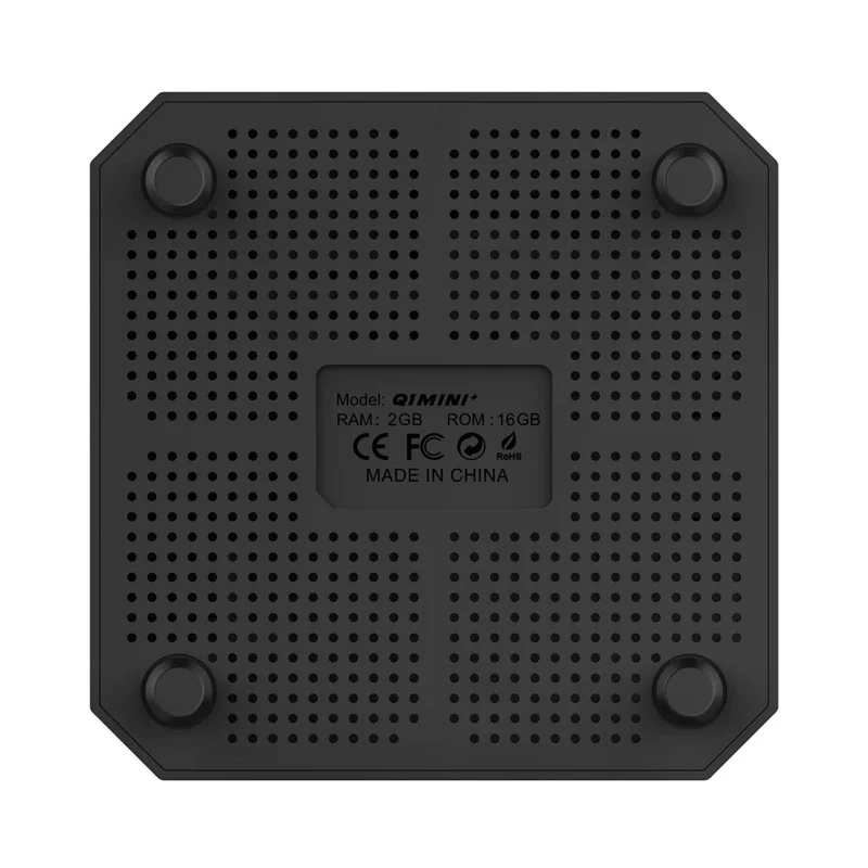 Q1 MINI+ 2G+16G TV Box RK3518 8K  /  4K WiFi 6 Dual Band Android 14 Bluetooth-compatible 5.4 Google Play Streaming Media Player - Black  /  EU Plug