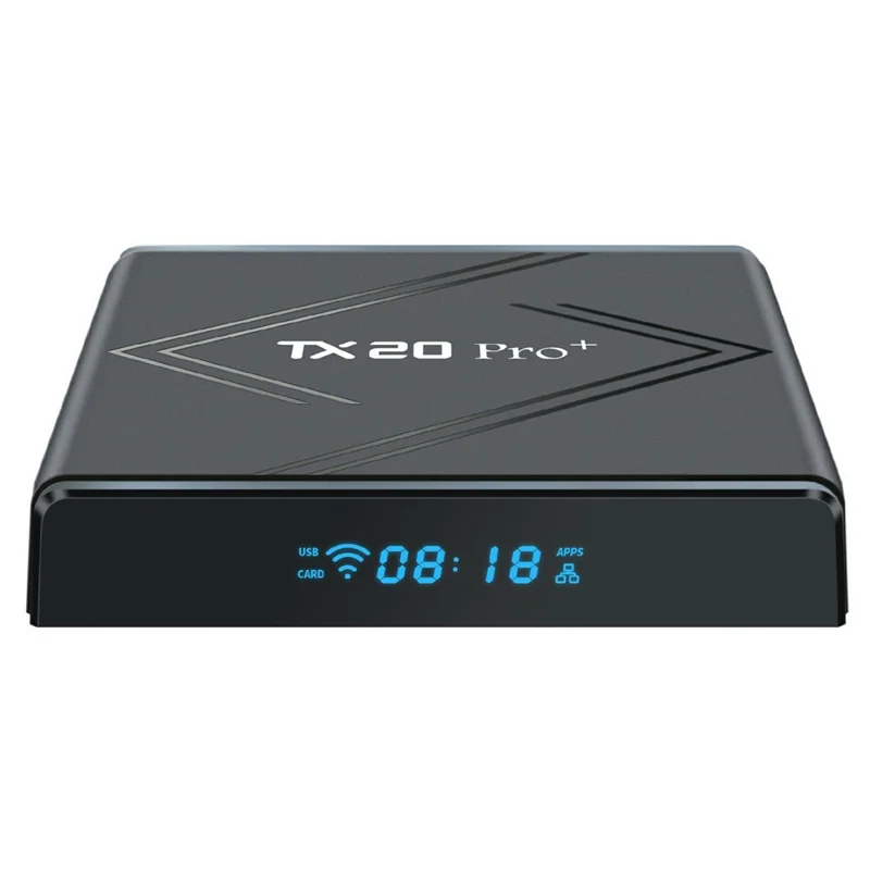 TX20 PRO+ 16+265GB Android TV Box 4K Ultra HD Video Decoding Dual Band WiFi Bluetooth-compatible Voice Remote Control Media Player - US Plug